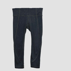 Athleta Gray Crop Athletic Leggings Soft Yoga Running XS